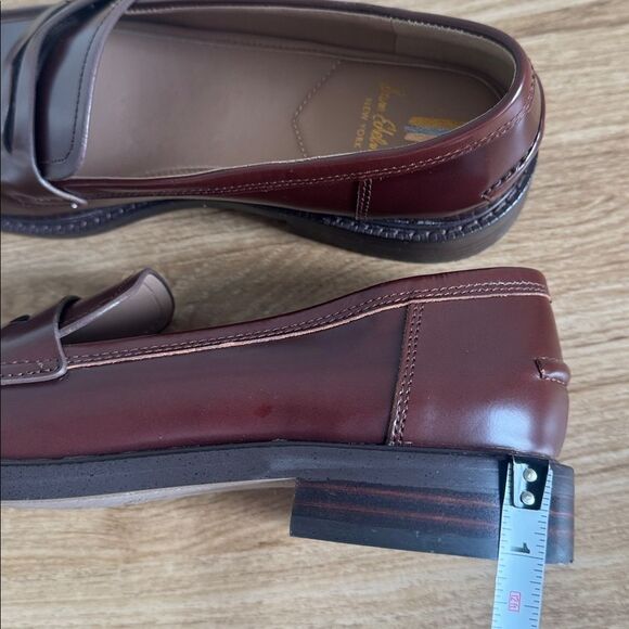 Sam Edelman COLIN Spiced Brandy Leather Penny Loafers Classic Women’s Size 9.5M - Picture 7 of 12